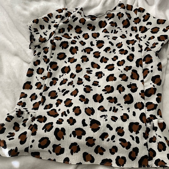 Zara Leopard Blouse - Picture 1 of 4